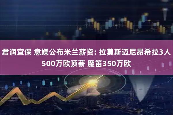 君润宜保 意媒公布米兰薪资: 拉莫斯迈尼昂希拉3人500万欧顶薪 魔笛350万欧