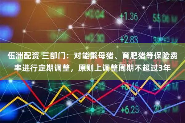 伍洲配资 三部门：对能繁母猪、育肥猪等保险费率进行定期调整，原则上调整周期不超过3年